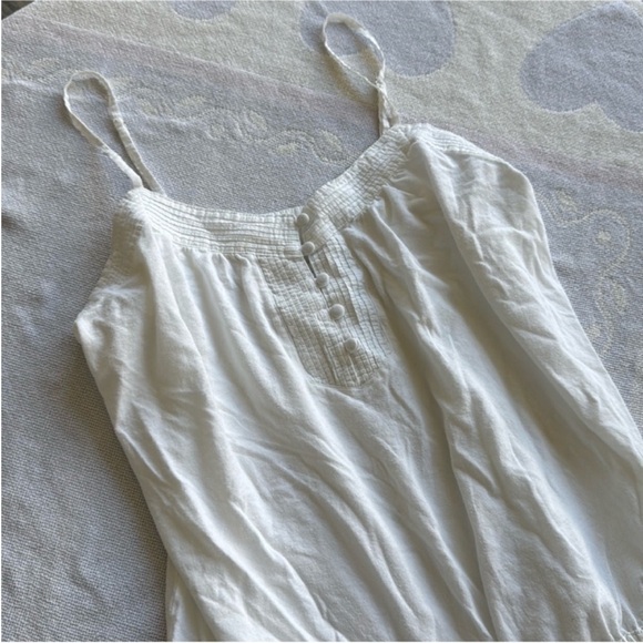 GAP White Camisole with Button Accents - Picture 3 of 13